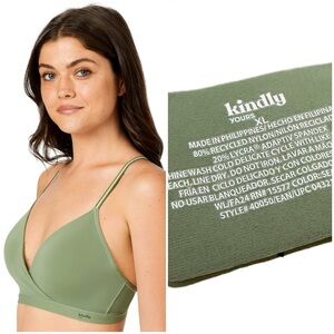 Kindly Yours So Comfy Lightly Lined Micro Wire-Free Bra Wireless Bralette